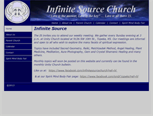 Tablet Screenshot of infinitesourcechurch.org